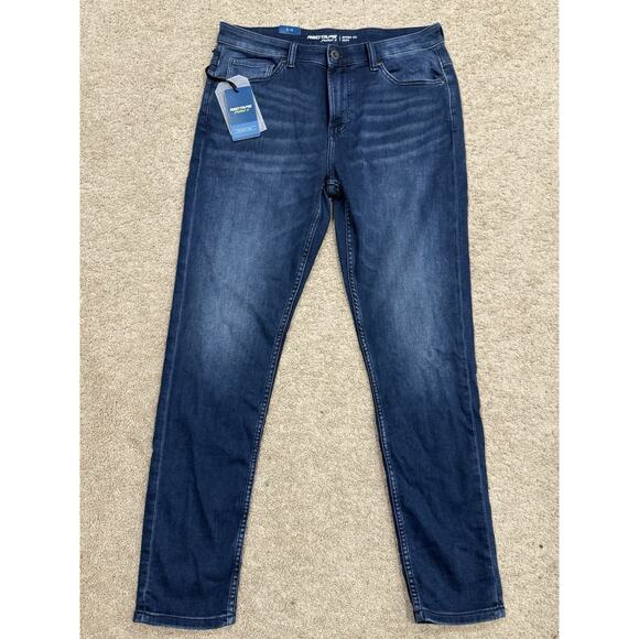 Redtape Men's Blue Denim Jeans Skinny Flow+ Sport Fit Size 32x31 - Picture 1 of 9